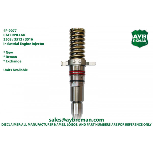 4P9077 Injector for Caterpillar 3508 3512 3516 Engine