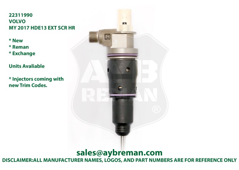 22311990 BEBJ1F10201 Diesel Fuel Injector 