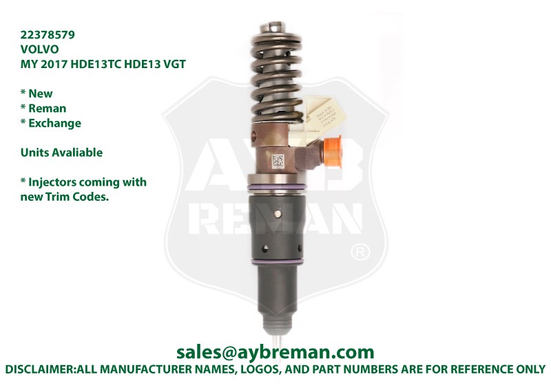 22378579 BEBE1R18201 Diesel Fuel Injector 