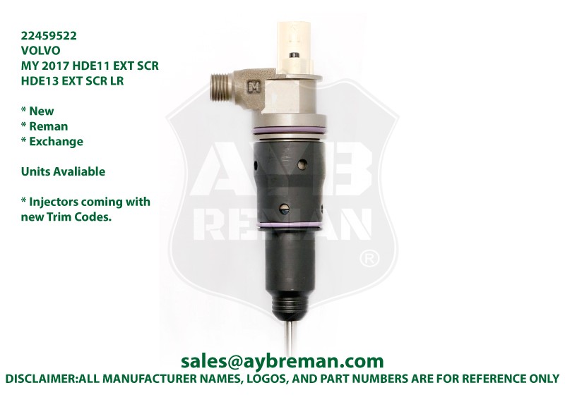 22459522 BEBJ1F11201 Diesel Fuel Injector 